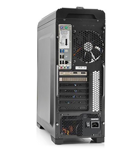 Gaming PC CSL Speed 4885 (Core i7) – Leiser Gamer PC mit Intel Core i7-6700 4x 3400MHz, 16GB DDR4 RAM, 480GB SSD, 2000GB HDD, GeForce GTX 1060, DVD, USB 3.1 - 5