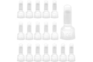 CEEYSEE 100 Pezzi Terminale Chiuso a Crimpare Connettori Terminali a Crimpare in Nylon Kit 16-14 AWG (YCE2)