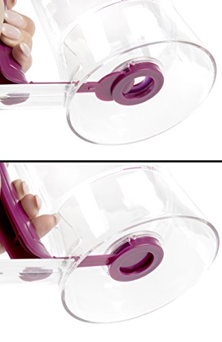 Wenco 541794 Teigportionierer, Kunststoff, transparent / lila, 18 x 11.5 x 17 cm - 3