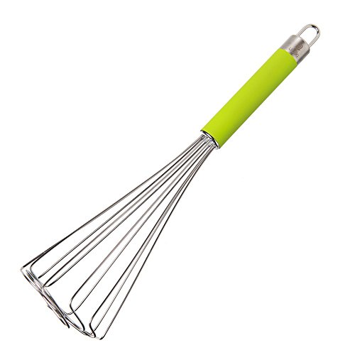 Happy Pastry Chef Schneebesen Windmühle 27 cm – Rührbesen mit Einzigartiges Drähte-Design (Grün Windmühle)