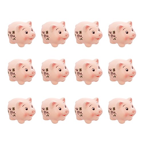 Preisvergleich Produktbild Frank Flechtwaren Glücksschweinchen im 12er Set