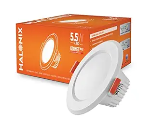 Halonix Kornet 5.5-Watt LED Downlighter (Cool Day Light)