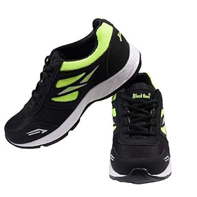 black exercise shoes