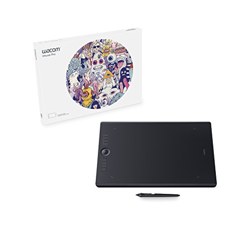 Wacom Intuos Pro Stifttablett Größe L / Grafiktablett inkl. Wacom Pro Pen 2 Eingabestift mit verschiedenen Spitzen / Kompatibel mit Windows & Apple - 2