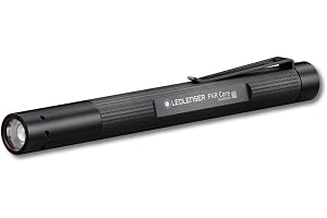 Ledlenser P4R Core LED pennlampa, 200 lumen, laddningsbar med litiumbatteri, fokuserbar, tre ljusstyrkor, ljusräckvidd 95 m