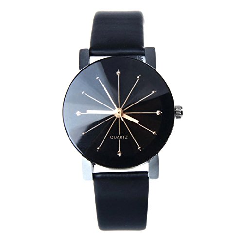 FEITONG Damen Armbanduhr Quarzuhr Armbanduhr Elegant Uhr Modisch Zeitloses Design Klassisch Leder Schwarz FEITONG Damen Armbanduhr Quarzuhr Armbanduhr Elegant Uhr Modisch Zeitloses Design Klassisch Leder Schwarz