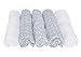 Produktbild Motherhood 5901323923180 Spucktücher, Stoffwindeln, Mullwindeln, 5-er Set, Öko-Tex Standard 100, 100% naturreine Baumwolle, 70 x 80 cm, Fische