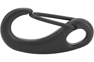 ZETILING Paquete de Hebilla con Forma de mosquetón en Forma de D, Broche de Resorte con Broche de Seguridad, Gancho de Buceo Buceo Buceo, Acero Inoxidable, Huevo Vínculo rápido, mosquetón, Gancho de (# 3)