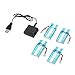 Produktbild GoolRC Supper Fly Ladegerät Akku Sets 3,7 V 600mAh 25C Lipo Akku 4tlg und X4 Ladegerät für Syma X5C X5 FPV Mini Quadcopter