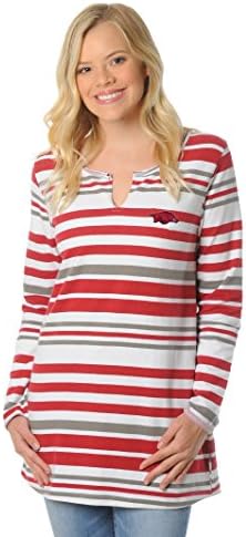 NCAA Women's Striped Tunic Fleece Top