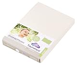 Träumeland TT05003 Spannbetttuch Organic, 60 x 120 cm / 70 x 140 cm, naturweiß