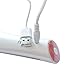 IMATE IM-5801W Skin Ultrasonic Scrubber,Rechargeable Facial Cleansing Spatula, Face Exfoliator Dermabrasion Rejuvenation Dead Skin Remover, Gentle Peeling Dead Skin,Beauty Skin Care Instrument for Men Women Girls