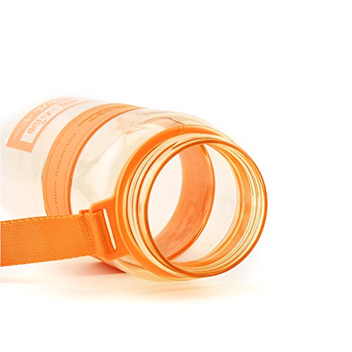 Yvonnelee Tritan Trinkflasche Wasserflasche für Damen, Herren und Kinder Outdoor Camping Wandern Flasche Auslaufsicher BPA Frei - 5