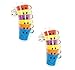 Produktbild 12x CHILDREN KIDS SMILEY MUGS CUPS WITH HANDLE FUN HOME CAMPING TRAVEL PLASTIC by PS-Ltd