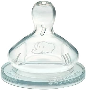 Bébéconfort - 30000865 - Wide Base Feeding Teat Silicone Transition X2 Size 0