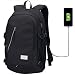 Produktbild Business Laptop Rucksäcke mit USB Ladeanschluss für 15,6-Zoll-Computer Mehrzweck Daypacks -ZUQIANG-01 Stil (Schwarz, 1,56-Zoll-Laptop)
