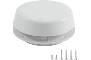 FackLOxc Tapa de ventilación de fontanería, cubierta de ventilación de techo, cubierta de ventilación de alcantarillado, adecuada para remolque, caravana, autocaravana