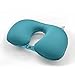 Produktbild Aufblasbares Kissen Portable Reisekissen Polyester Soft Breathable Ergonomisch Gestaltete Hals Lordosenstütze Geeignet Für Wandern Strand Camping Office,Blue