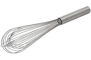 Genware NEV-63651 Stainless Steel Balloon Whisk, 12", 300 mm