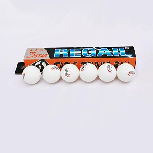CloudWhisper 6 pieces Cornilleau Three-star Training Ping Pong Balls for Adults and Children Games
