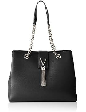 Valentino by Mario Valentino Damen Divina Schultertasche, Schwarz (Nero), 14 x 28.5 x 36 cm