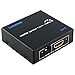 Produktbild 2 Stück – Ligawo ® HDMI Splitter 2 fach - Generation III + Enhanced 3D Signal Unterstützung/ HDMI Kabel Verteiler 1 zu 2 Y-Adapter 1080p FullHD HDMI HighSpeed 2-fach/ 2-port/ 1 an 2 + Netzteil + Verstärker