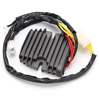 Voltage Regulator, Convenient To Use Voltage Rectifier Large Heat Sink Fin Design Original Standard Simple Installation for Motorcycle Accessories for Outdoor