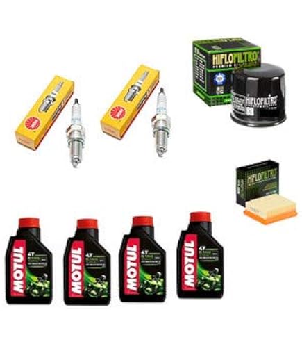 Kit Entretien Complet Yamaha TMAX 500 (2010-2011) – Filtres Hiflo + Huile Motul 4L 10W40