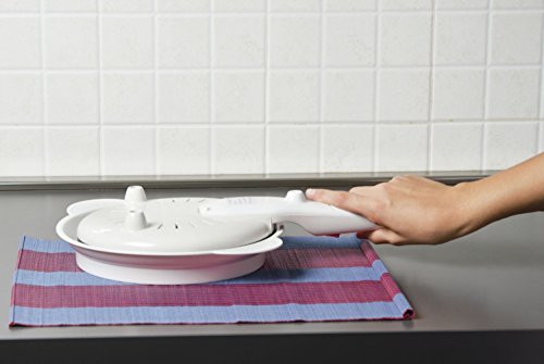 G3 Ferrari G10306 Creppe Crêpespfanne, Durchmesser 20 cm, komplett mit Schale für die Teig - 5