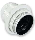 Douille E27 Legrand Avec Bague – Plastique Blanc, Pour Abat-jour, Puissance Max 150W