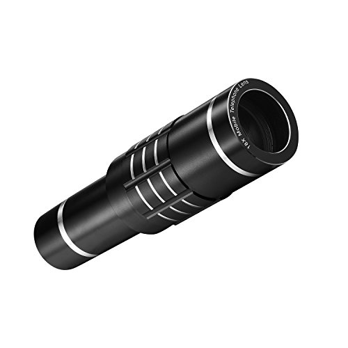 TECHO Universal 18X Teleobjektiv Professionelle Kamera Objektiv Kit fÃ¼r iPhone X 8 7 6S Plus SE, Samsung Galaxy S9 S8 S7 Edge Google & die meisten Smartphones