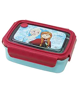 HOOM by HMI Original Disney and Marvel Characters Lunch Box with 304 Stainless Steel Tray Inside, 800 ml (Frozen)