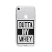Produktbild licaso Apple iPhone 8 Handyhülle Smartphone Apple Case aus TPU mit Outta My Whey Print Motiv Slim Design Transparent Cover Schutz Hülle Protector Soft Aufdruck Lustig Funny Druck