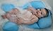 Pomfitis 11111 Batya Cushioned Infant Baby Bather Bath Tub Seat (Light Blue)