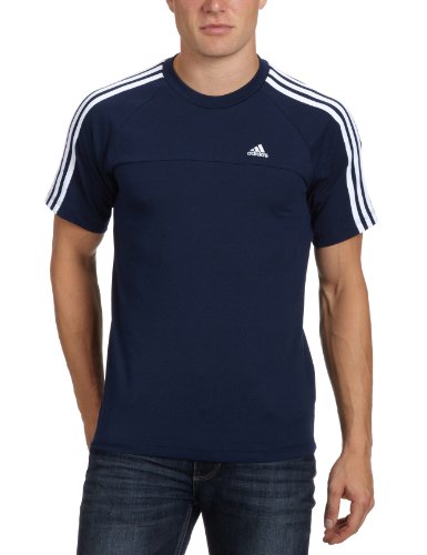 adidas Herren T-Shirt Essentials 3-Stripes Crew