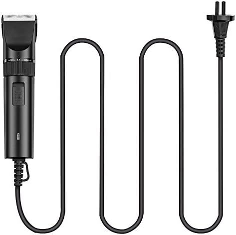 Pet Hair Trimmer Kit, Corded Silent Dog Shearing Machine Kit Electric Hair Trimming Grooming Kit For Small To Large Dogs Cats Other Animals Black