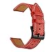 Produktbild Neueste!Glowjoy Uhren-Armband für Garmin vivomove HR,Echt Leder Uhrenarmband 20mm Uhrband Armband Uhrenarmbänder Watch Band Quick Release Rindsleder Ersatzarmband für Mädchen Jungen (Rot)