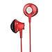 Produktbild in Ear kopfhörer Bass - in Ears Kopfhörer Apple kopfhörer in Ears Inklusive Mikrofon mit 3,5mm Klinkenbuchse für Samsung, iPhone/Apple,Huawei und Mehr (red)