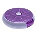 Produktbild Dophee 1Pc Reisen 7 Slot Weekly Gesundheit Medizin Pille Drug Vitamin Round Box Fall Veranstalter, Violett