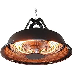 Maxx Chauffage Électrique Suspendu 1.5kW - Jardin terrasse - Halogène - IPX4 - Retro