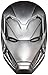 Produktbild Power Coin Iron Man MASK Maske Marvel 2 Oz Silber Münze 5$ Fiji 2019