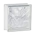 Price comparison product image 5 pieces Glass Blocks Glass Bricks Clear Wave 19x19x8cm