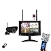 Produktbild 7 Zoll 720P HD Funk Videoüberwachung Set Echtzeit,1xNachtsicht Kamera, 4-Kanal, max 128GB SD-Karte,LED TFT