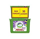Ariel 3 en 1 Pods Color y Estilo Cápsulas de Detergente - 50 Lavados
