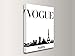 Produktbild Rahmen modern Einband Magazine Vogue Paris, Drucken auf Leinwand vgv8 50x70 cm