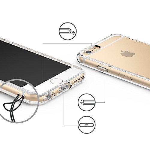 Ringke Fusion Funda para iPhone 6S 6 Transparente al Dorso con Tecnologia para Proteccion a la Caida Transparente reviews Ringke Fusion Funda para iPhone 6S 6 Transparente al Dorso con Tecnologia para Proteccion a la Caida Transparente