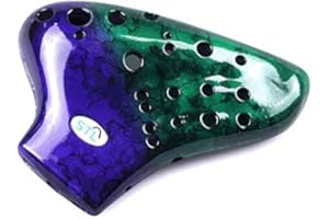 STL OCARINA STL Triple Ocarina - 3 Octave Range - Plastic - C Major (Blue/Green)