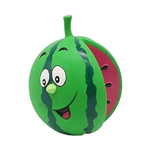 Pets Empire Teeth Training Toy Fruit Water Melon Shape Pet Dog Latex Toy Molar Teeth Training Interactive Toys with Voice Device,Interactive Toys 1 Piece