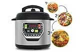 Robot de Cocina olla progamable GM Modelo G Electrica a Presion, 6 Litros, 19 Modos de Cocinar