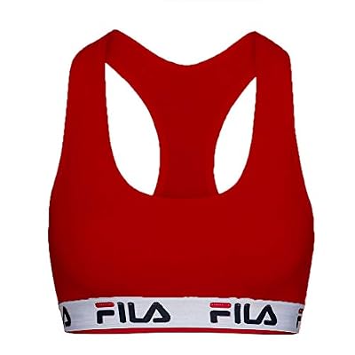 Fila Brassière Coton Femme (XS, Rouge)